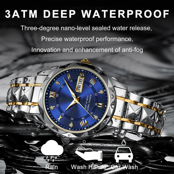 🔥LAST DAY Promotion 49% OFF🔥Waterproof Man Wristwatch With Luminous