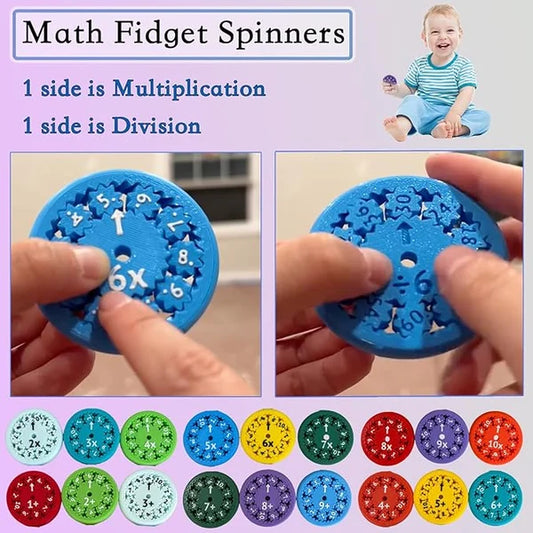 🔥LAST DAY PROMOTION SAVE 49%🔥2024 New Math Fidget Spinners