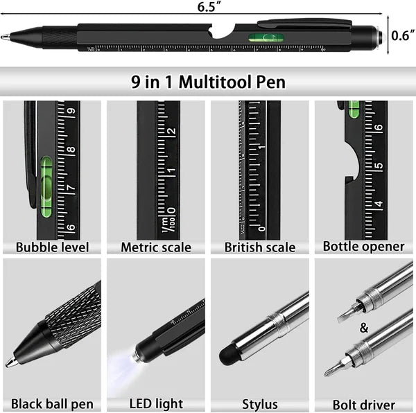 9-in-1 Multi-Tool Pen -The Best Gift For Father's Day