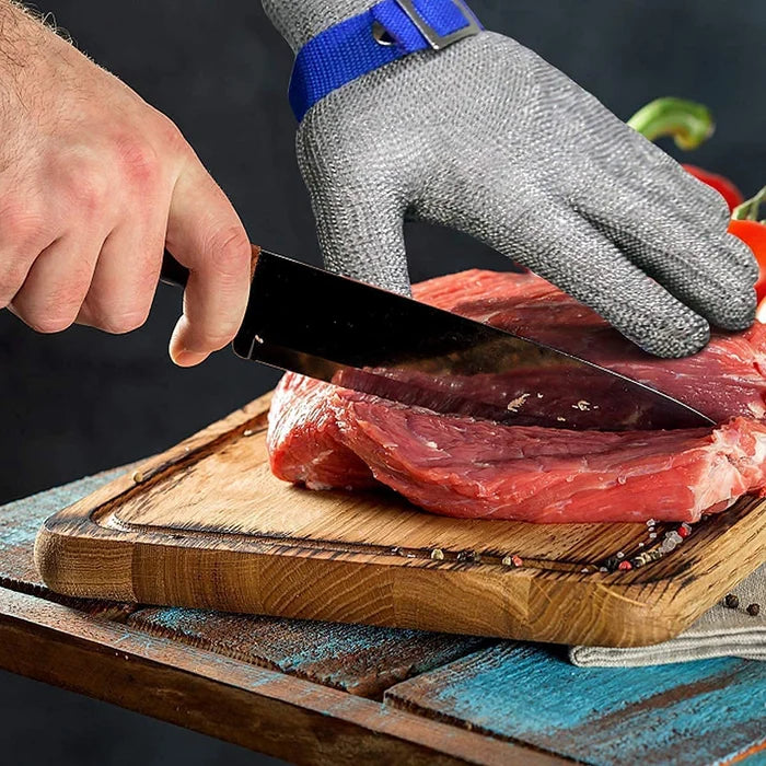 (🔥HOT SALE NOW 49% OFF) - Food Grade Stainless Steel Mesh Metal Glove