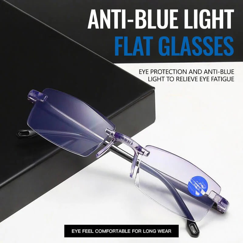 2024 New Sapphire High Hardness Anti-blue Progressive Far And Near Dual-Use Reading Glasses