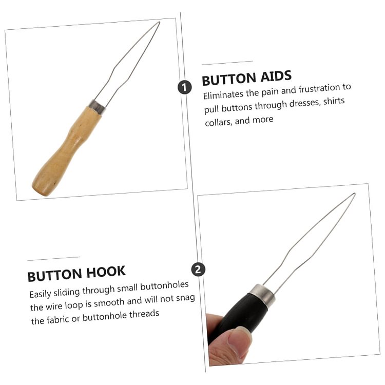 🔥HOT SALE - Button Hook Aids - (💖Give attentive care to weak or arthritic hands💖)