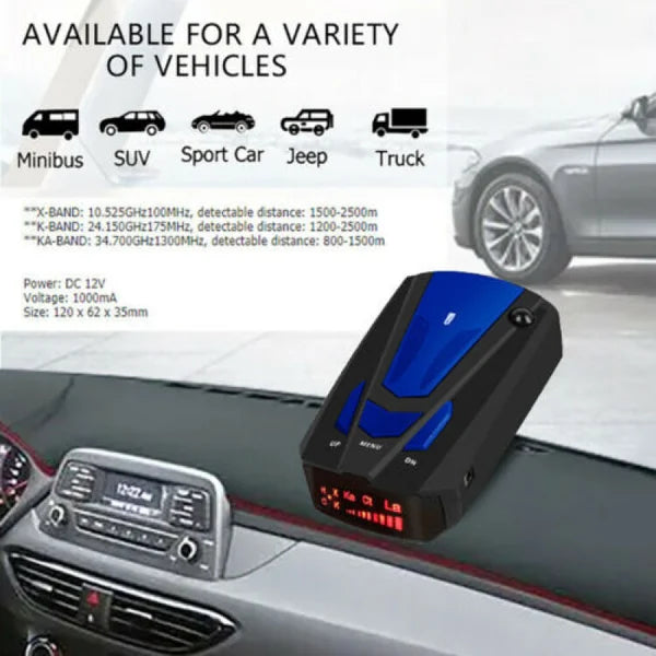 Vehicle early warning lidar flow speed detector