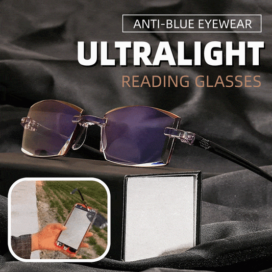 2024 New Sapphire High Hardness Anti-blue Progressive Far And Near Dual-Use Reading Glasses
