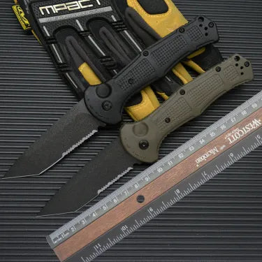 🔥Last Day Promo - 50% OFF🦋The BM Claymore Auto Outdoor Camping Folding Knife