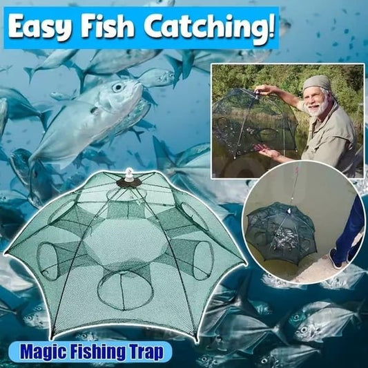 🦈Automatic folding strengthened fishing catcher