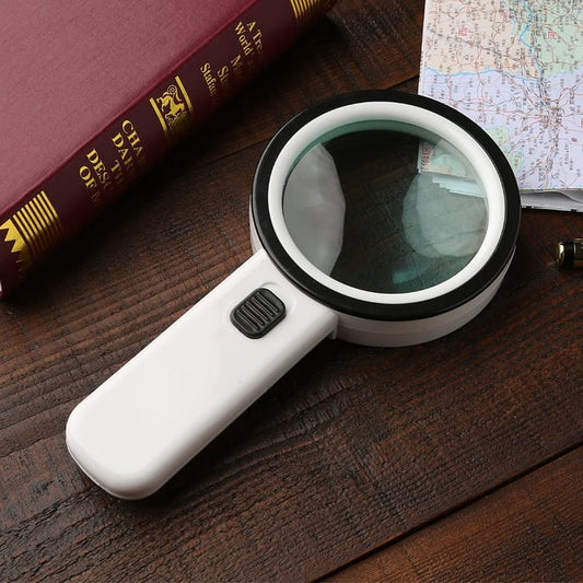 30X Optical Magnifying Glass With LED Light🎁Gifts for your family