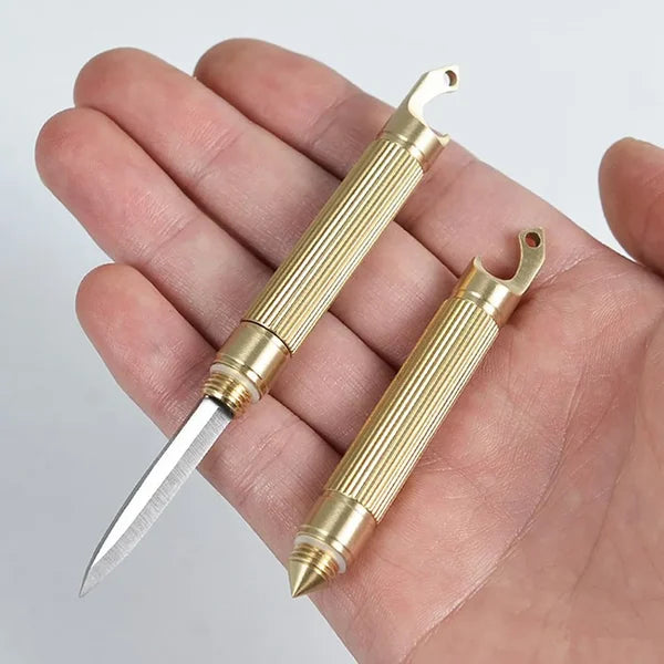 3 In 1 Multifunctional Brass Pocket Knife