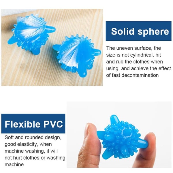 🌈Summer Hot Sale-48% off-(3pcs) Reusable Tangle-Free Laundry Scrubbing Balls-💥Buy More Save More