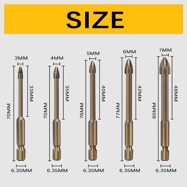 🔥Hot Sale🔥High Efficiency Universal Drill (5PCS)